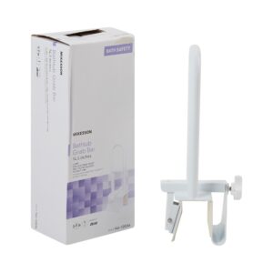 BAR, GRAB BAR CLAMP PDR COATEDWHT 14.5″ (6/CS)