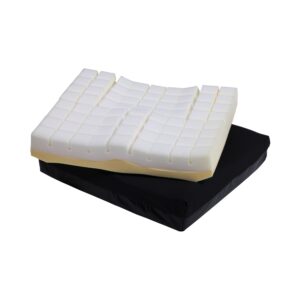 CUSHION, GEO-MATT CONTOUR W/ANTI SLIP CVR 18X16 (6/CS)