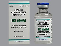 Lidocaine HCl PF 1% Injection 30 mL