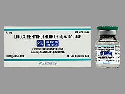 Lidocaine HCl PF 2% Injection 5 mL