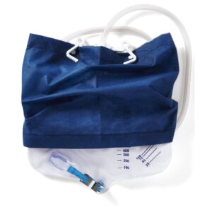 Medline Drainage Bag Cover Fabric Blue