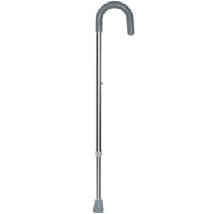 Round Handle Cane McKesson Chrome Aluminum