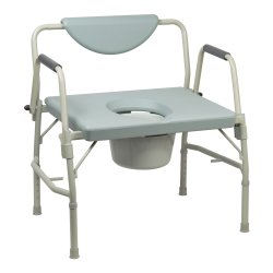 McKesson Drop Arm Commode Chair 23.25 Inch 1000 lb