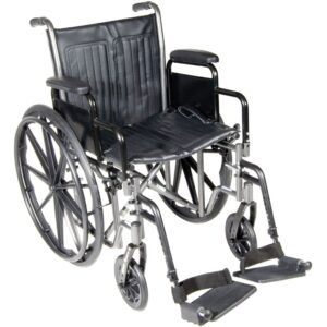 Wheelchair McKesson 18 Inch Desk Arm Swing Footrest