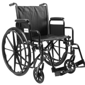 Wheelchair McKesson 20 Inch Desk Arm Swing Footrest