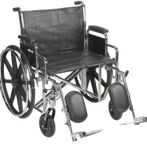 Bariatric Wheelchair McKesson 24 Inch Desk Arm Swing Elevating