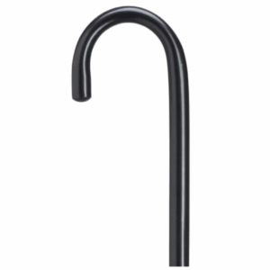 Round Handle Cane Harvy Black Wood