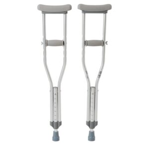 Underarm Crutches, Pediatric, Aluminum, 4'–4'6", 175 lb