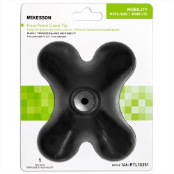 4-Point Cane Tip McKesson 3/4 Inch