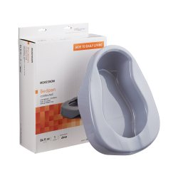 Contoured Bedpan Gray 84 oz