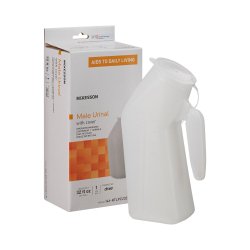 McKesson Male Urinal 32 oz with Closure