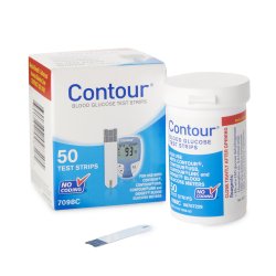 Glucose Strips Contour 50 ct