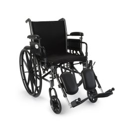 Lightweight Wheelchair McKesson 18 Inch Desk Arm Elevating