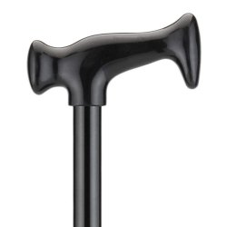 T-Handle Cane Nova Black Aluminum
