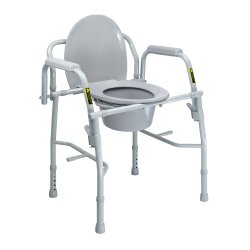 McKesson Drop Arm Commode Chair 13.75 Inch 300 lb