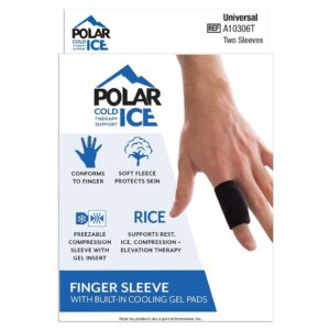 Finger Sleeve w/ Cold Pad Polar Ice