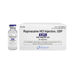 Ropivacaine HCl PF 0.5% Injection 30 mL