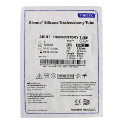 Cuffed Tracheostomy Tube Bivona TTS Disposable IC Size 7.0 Adult