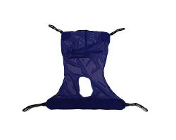 Reliant Full Body Commode Sling XL With Head Support 450 lb