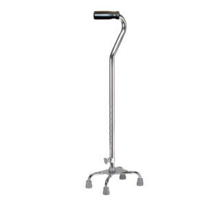 Small Base Quad Cane Drive Chrome Aluminum
