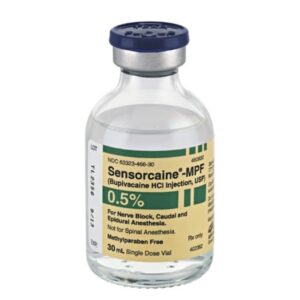 Sensorcaine MPF Bupivacaine PF 0.5% Injection 30 mL