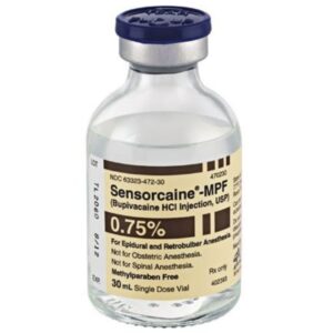 Sensorcaine® MPF Bupivacaine PF 0.75% Injection 30 mL