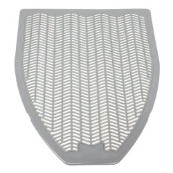 Impact Urinal Floor Mat 17.5 x 20.375 Inch Gray