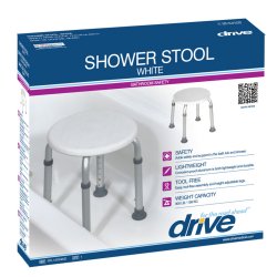 Drive Shower Stool No Arms 13.5 Inch 300 lb