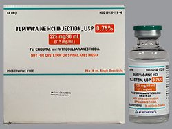 Bupivacaine HCl PF 0.75% Injection 30 mL/AuroMedics