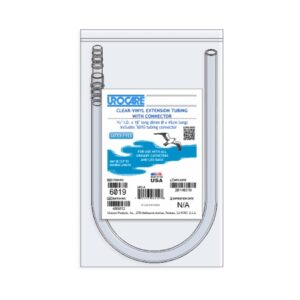 Urocare Extension Tube 0.31 ID x 18 in Clear Vinyl