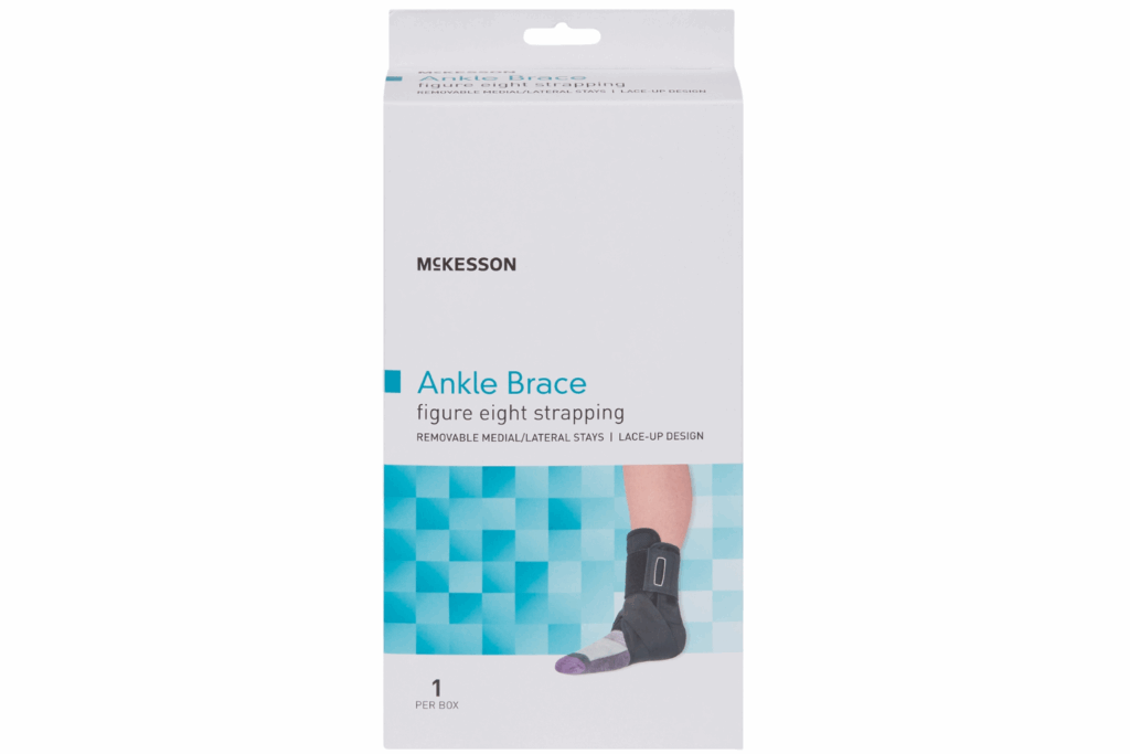 Ankle Brace McKesson Large Lace-Up