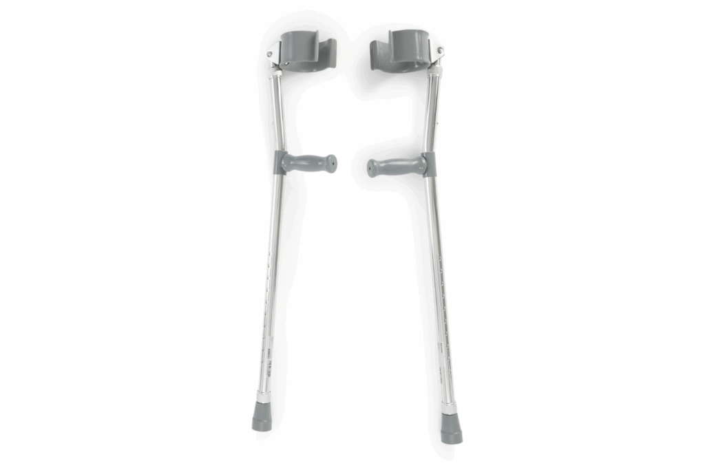 Forearm Crutches McKesson Adult Steel