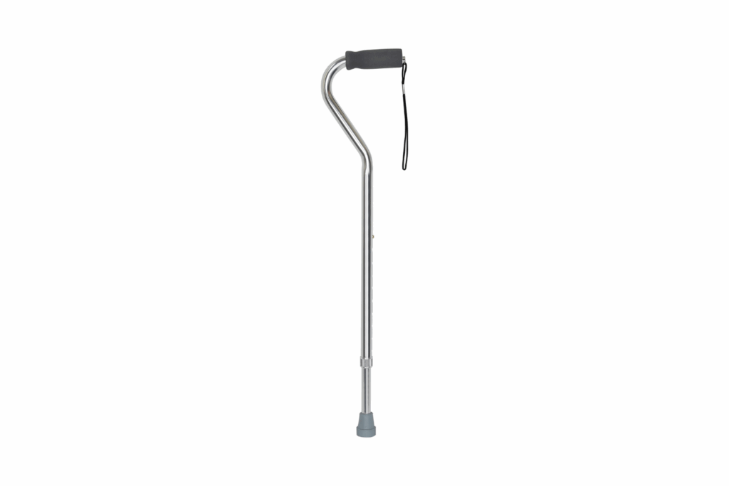 Offset Cane McKesson Silver Aluminum