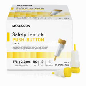 Safety Lancet 1.5 mm Blade Push Button