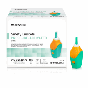 Safety Lancet 21G Pressure Activated