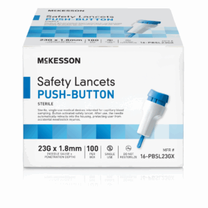Safety Lancet 23G Push Button