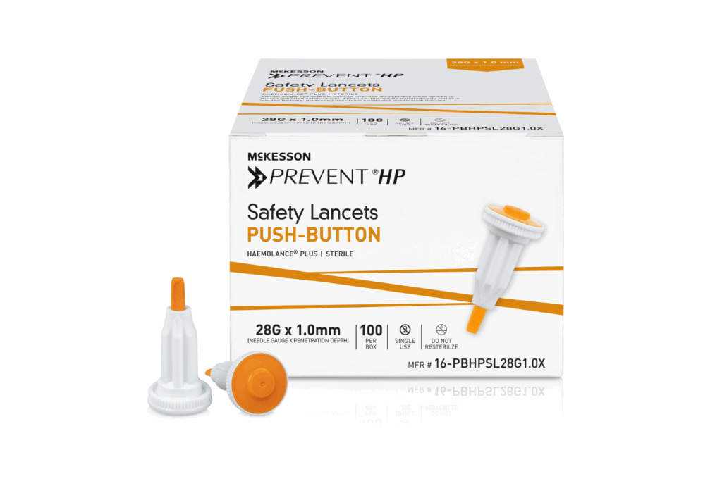 Safety Lancet Prevent HP 28G Push Button