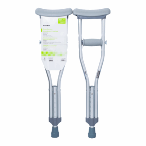 Underarm Crutches, Pediatric, Aluminum, 3'7"–4', 175 lb